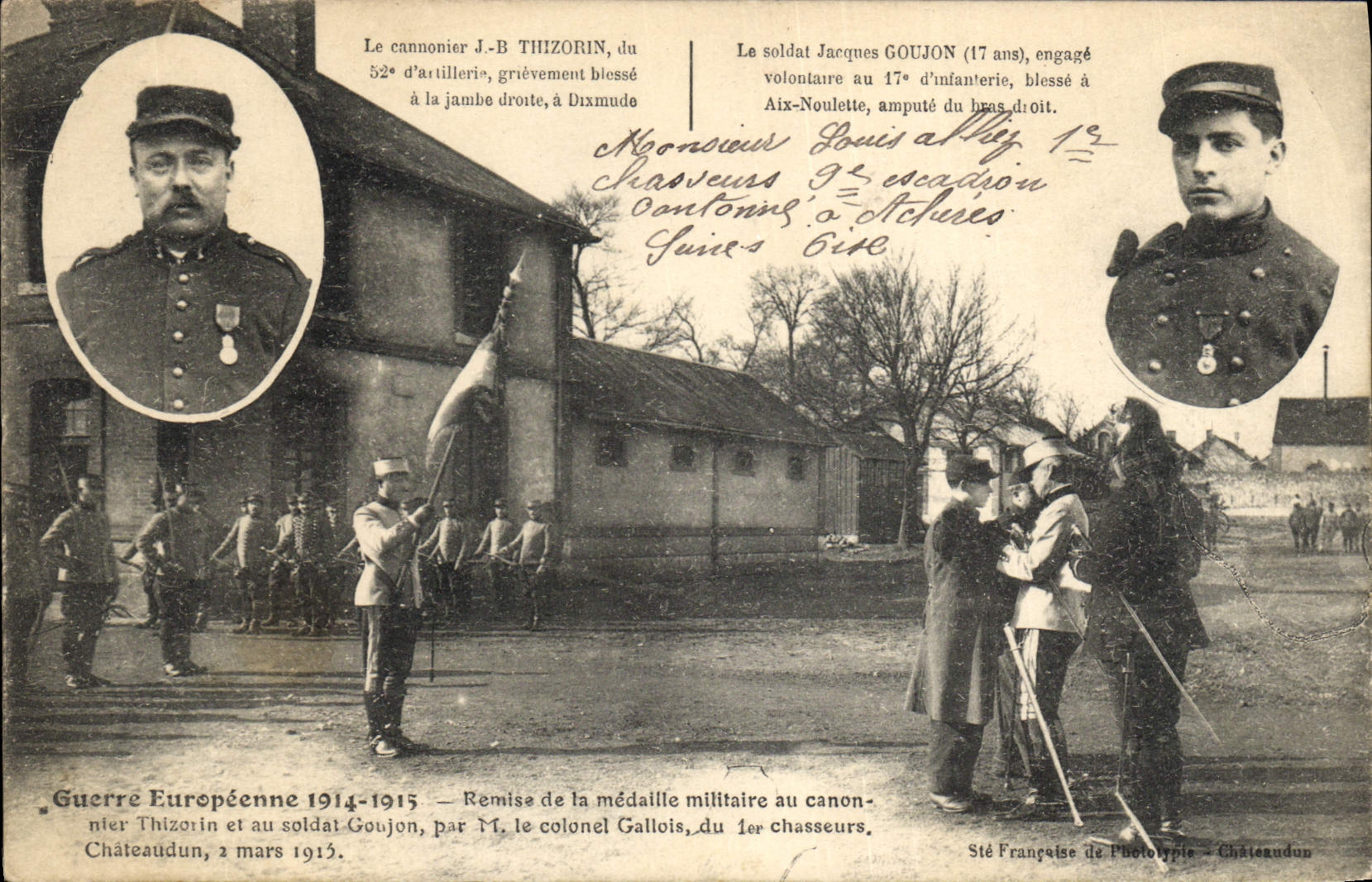 Remise de la médaille militaire — Châteaudun — Sté Française de Phototypie