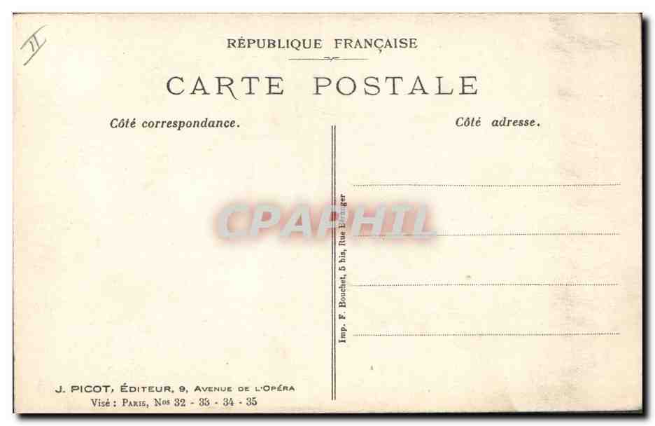 CPA Medaille Croix de guerre Militaria — Rückseite