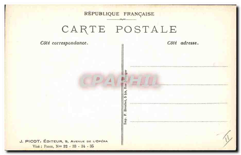 CPA Medaille Croix de guerre Militaria — Rückseite