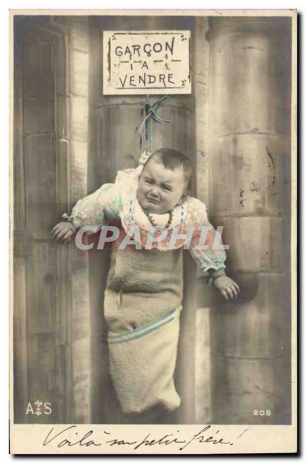 CPA Fantaisie Bebe Enfant Garcon a vendre
