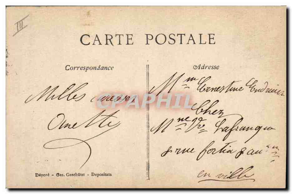 CPA Fantaisie Bebe Enfant Garcon a vendre — Verso