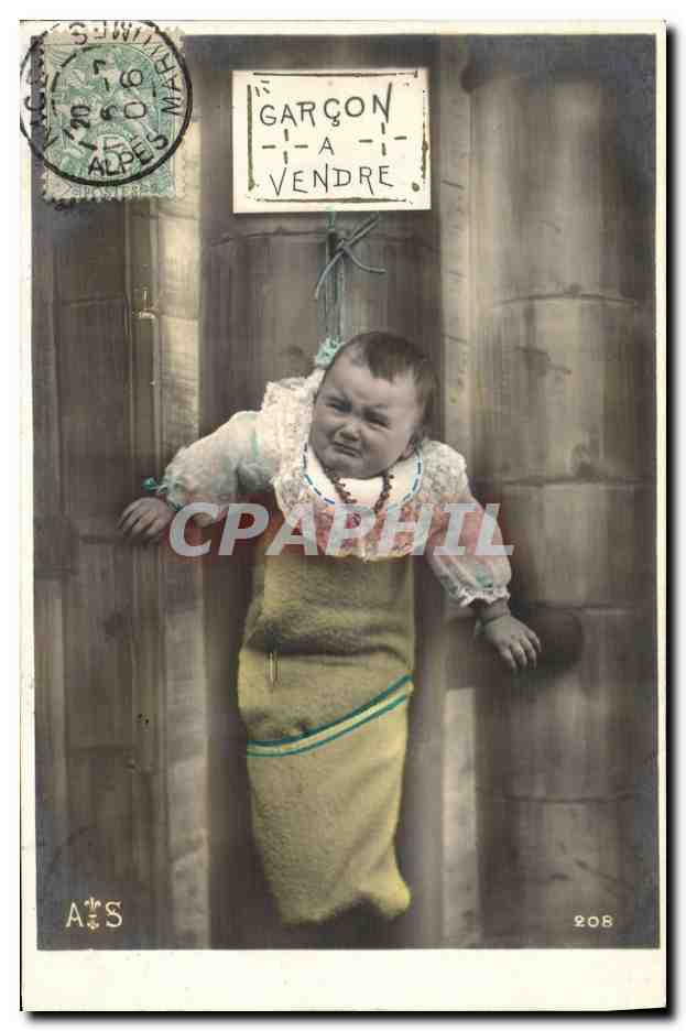 CPA Fantaisie Bebe Enfant Garcon a vendre