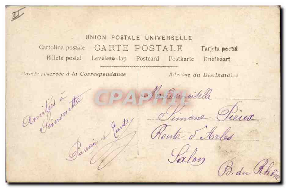 CPA Fantaisie Bebe Enfant  — Verso