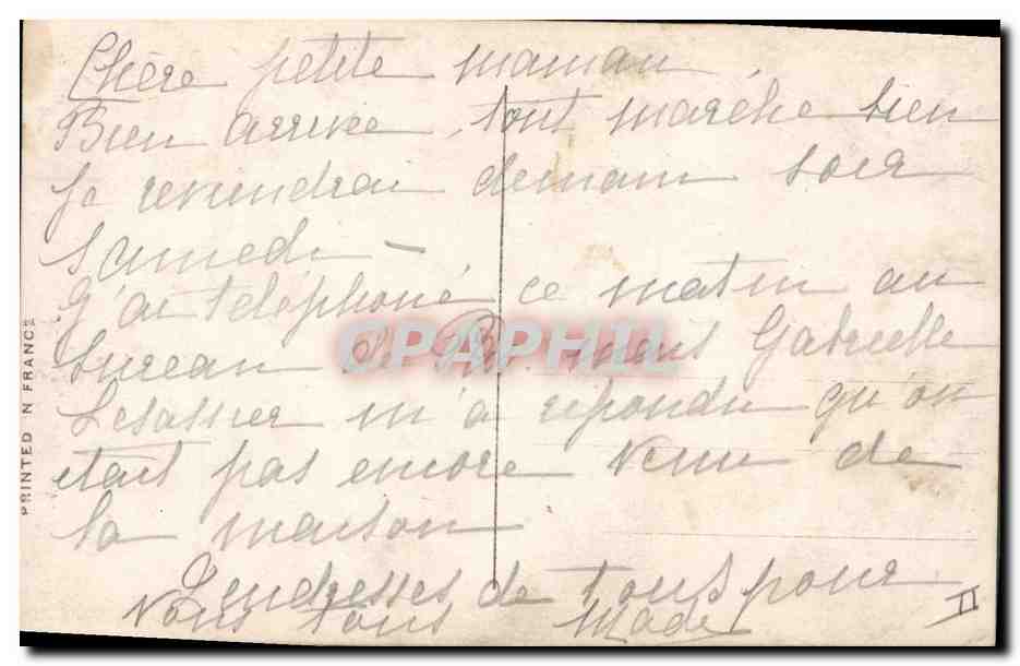 CPA Fantaisie Bebe Enfants  — Rückseite