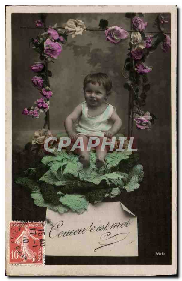 CPA Fantaisie Bebe Enfant 