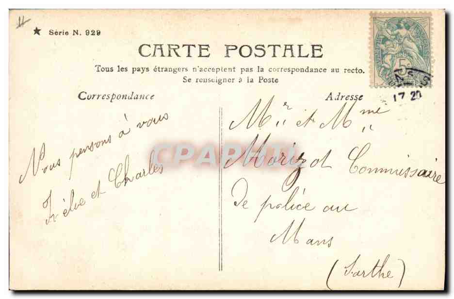CPA Fantaisie Bebe Enfant  — Rückseite