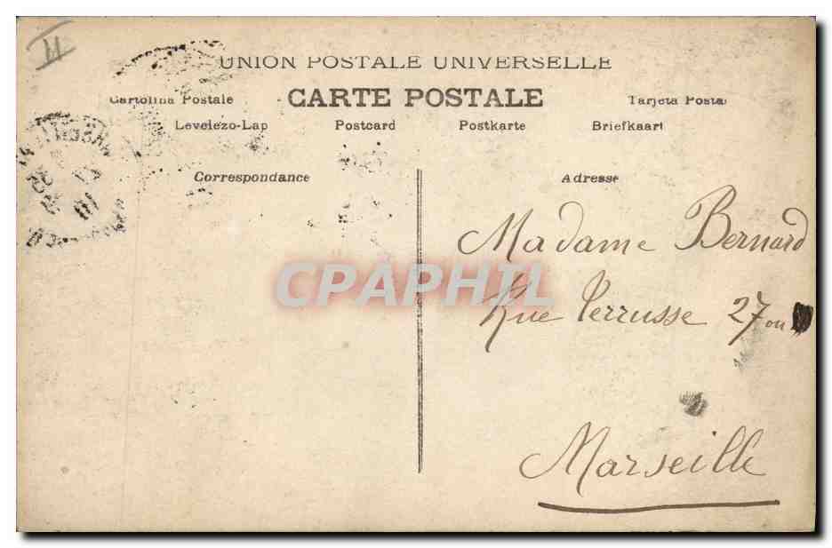 Nouveau-né dans un panier de fleurs — éditeur G. G. N. Paris, n° 959 — Rückseite