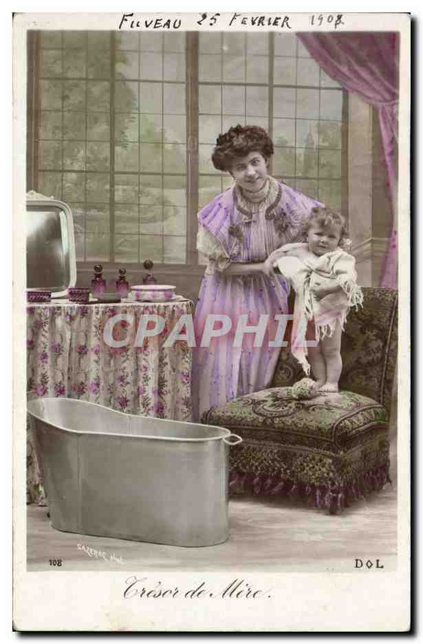 CPA Fantaisie Bebe Enfant FEmme