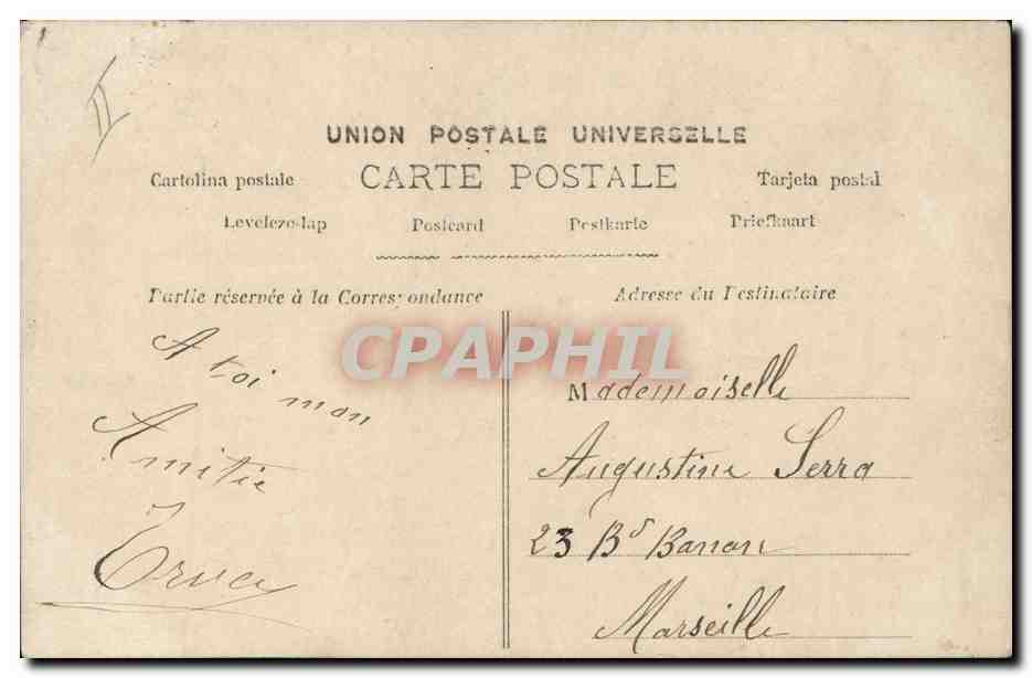 CPA Fantaisie Bebe Enfant FEmme — Verso