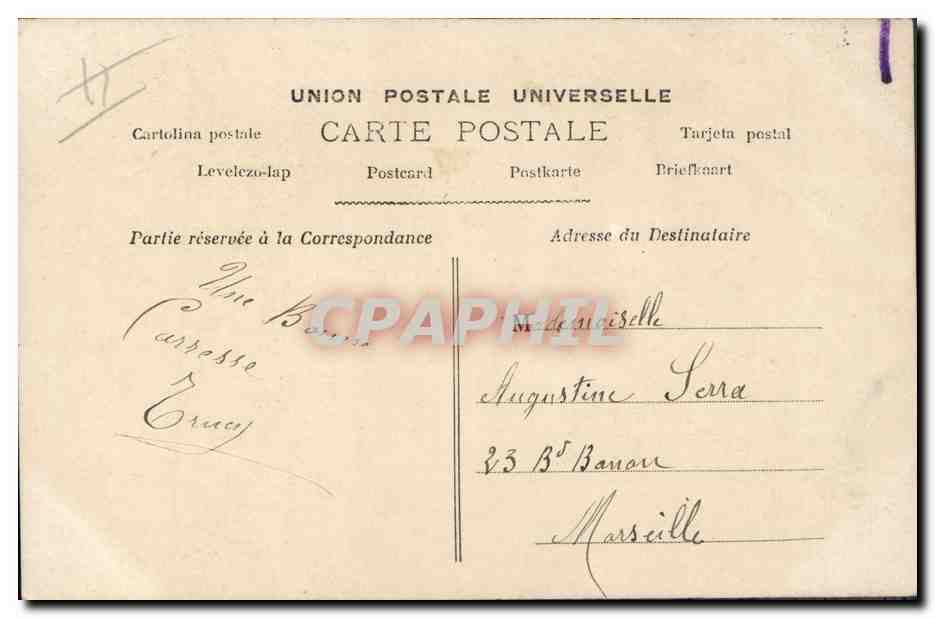 CPA Fantaisie Bebe Enfant FEmme — Verso