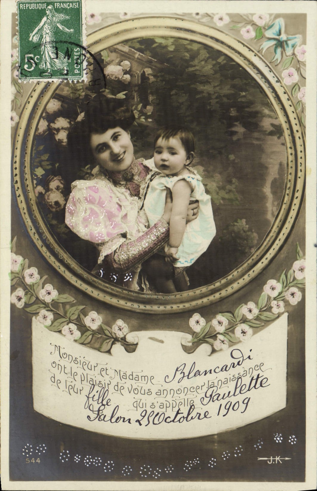 Naissance de Paulette — Monsieur et Madame Blancardi — J.K. (éditeur)