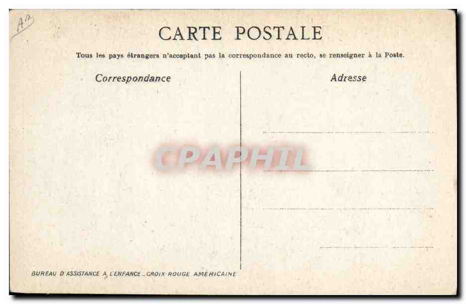CPA Fantaisie Bebe Enfant Sauvons les bebes Allaitement maternel — Rückseite