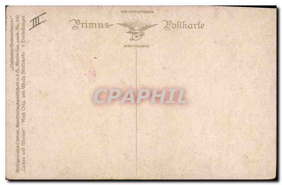 CPA Fantaisie Bebe Enfant  — Rückseite