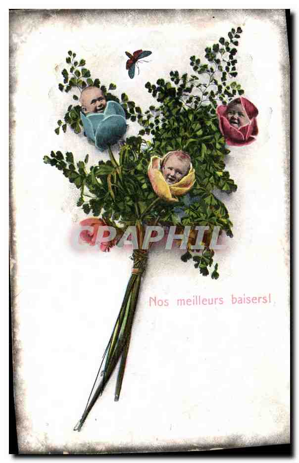 CPA Fantaisie Bebe Enfant 