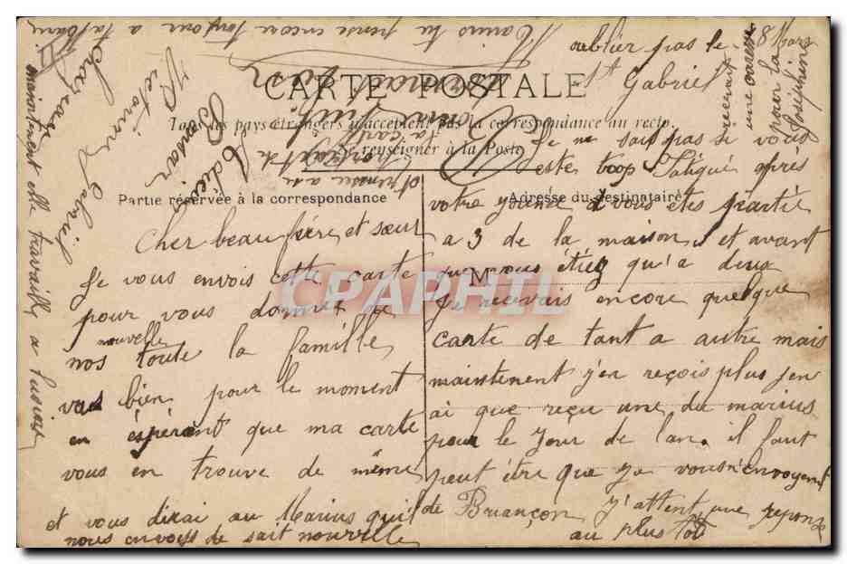 CPA Fantaisie Bebe Enfant  — Rückseite