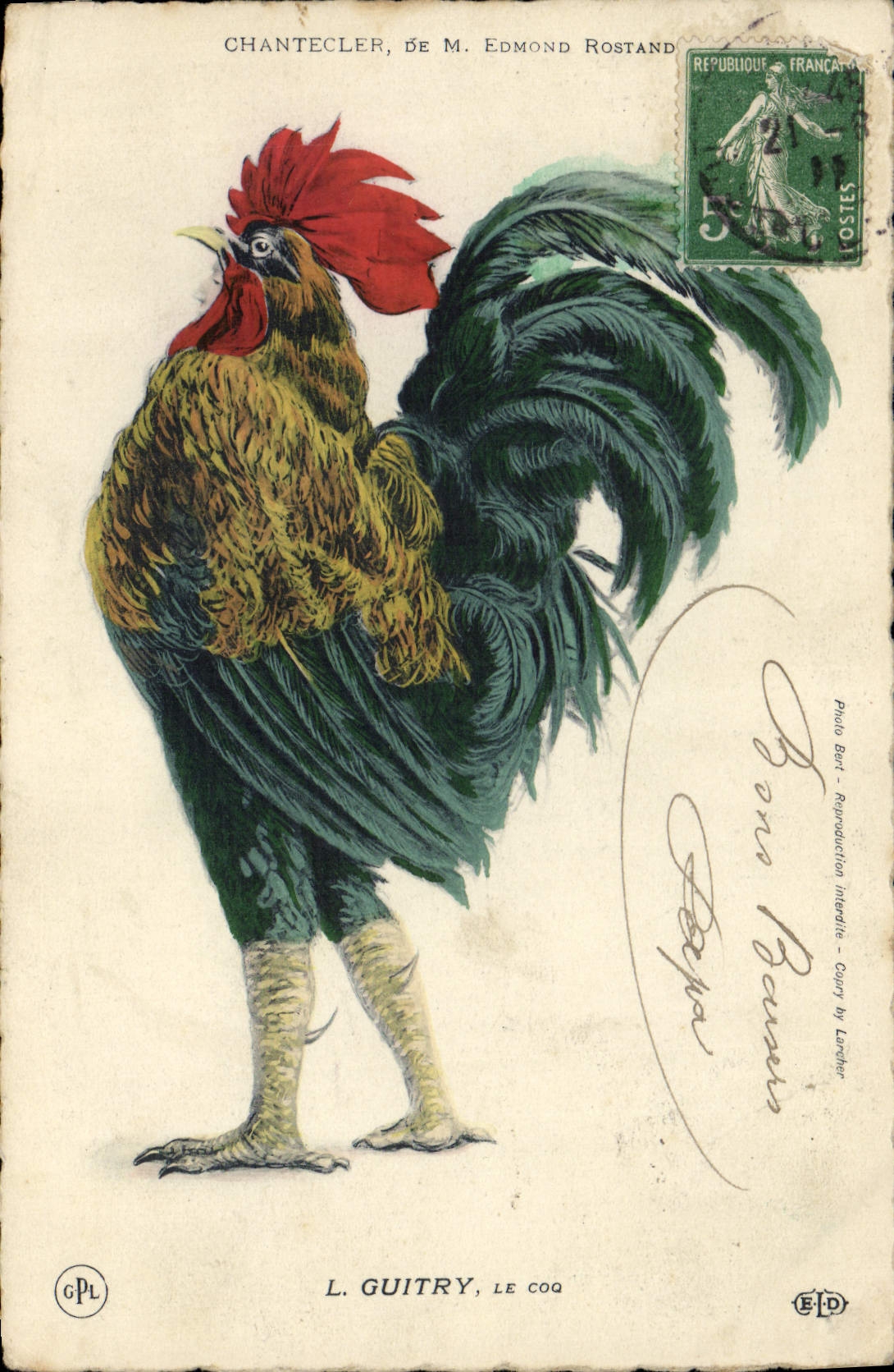 CPA Theatre Edmond Rostand Guitry Le coq