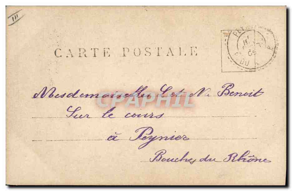 CPA Theatre Cigale Allems — Rückseite