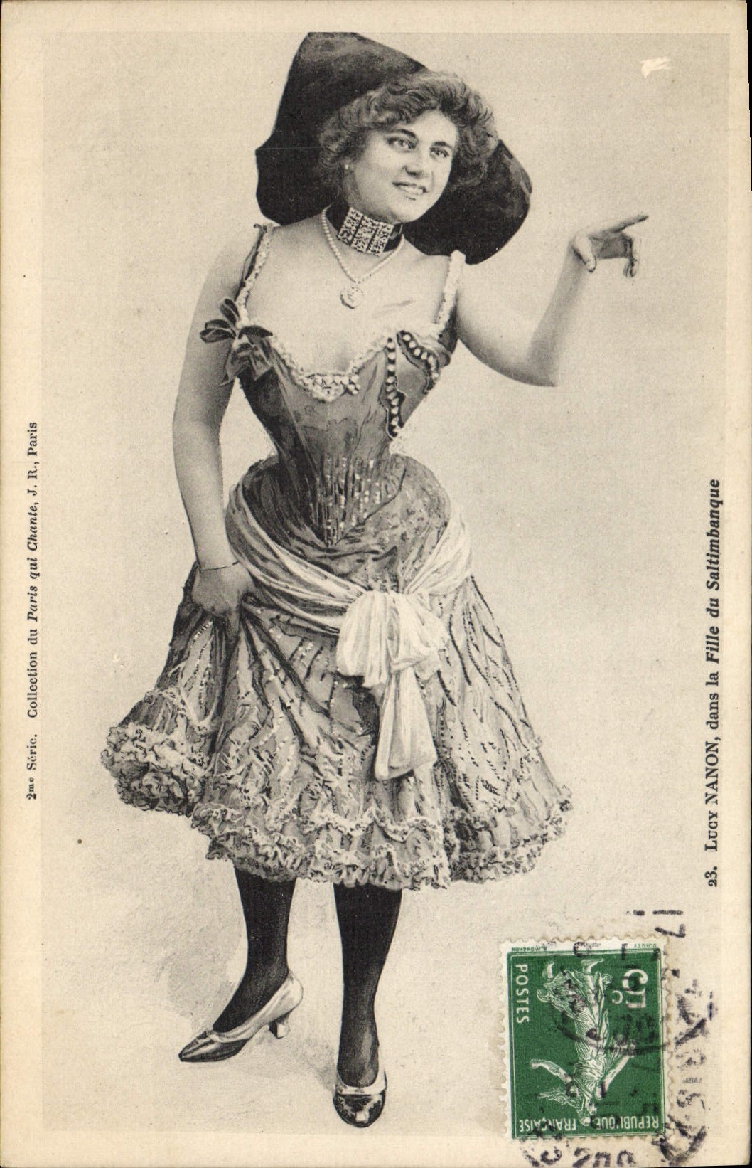 CPA Theatre Lucy Nanon dans la Fille du saltimbanque