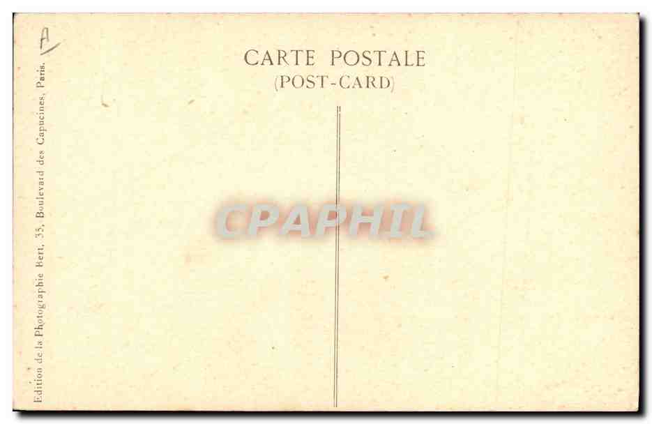 CPA Theatre Mlle Regine Marco — Verso