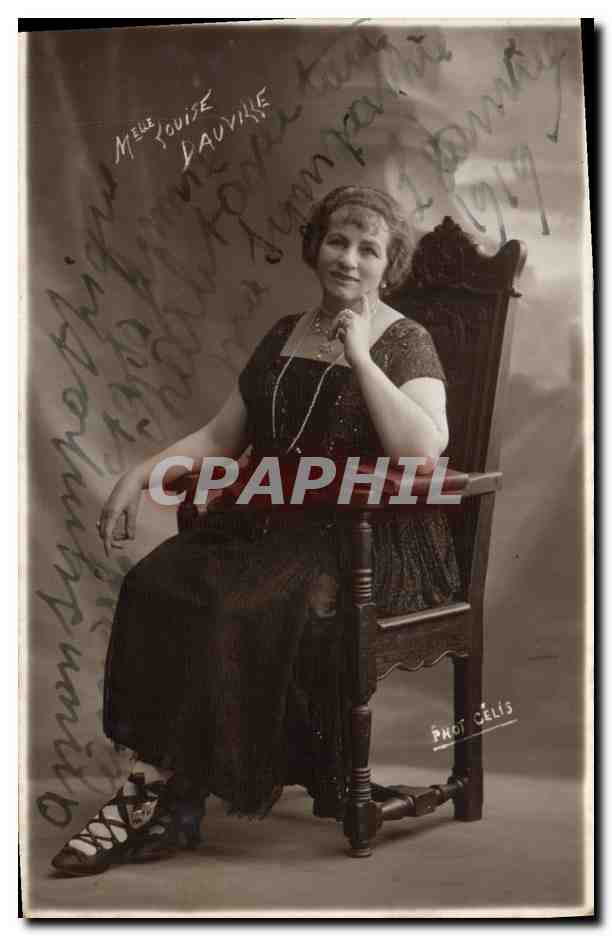 CPA Theatre Mlle Louise Dauville