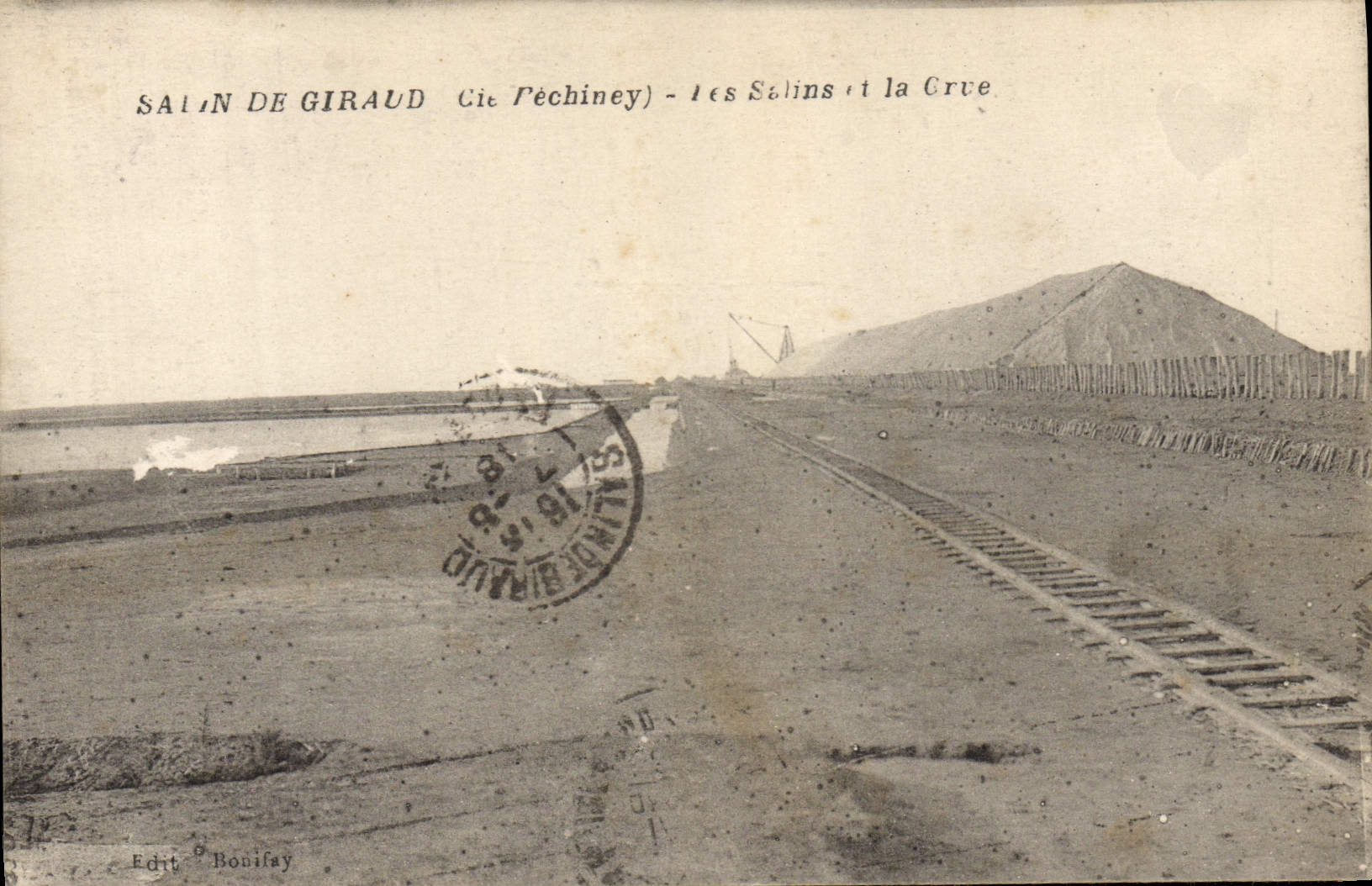 Salin de Giraud (Cie Pèchiney) — Les Sélins et la Crue — Edit. Bouifay