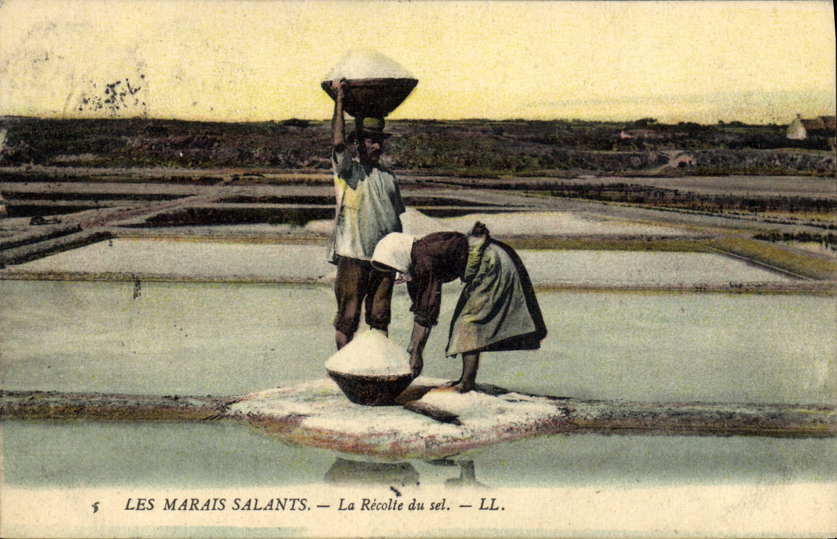 Les Marais Salants — La Récolte du sel — LL.