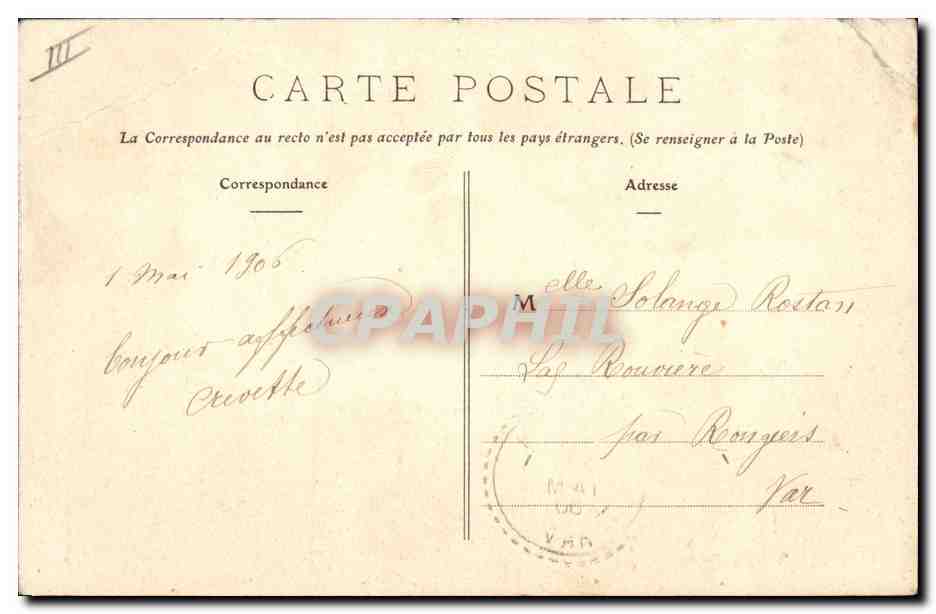 CPA Folklore Marais Salants Les Sables d'Olonne — Rückseite