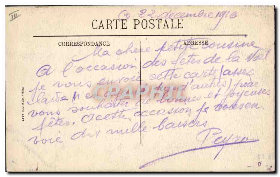 CPA Folklore Marais Salants Les Sables d'Olonne — Rückseite