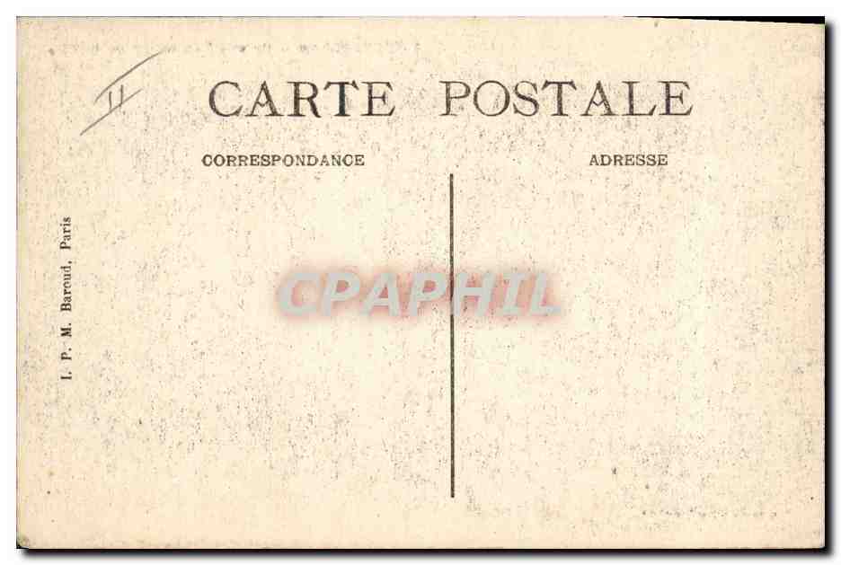 CPA Banque Decize Caisse d'Epargne Hotel de ville — Rückseite