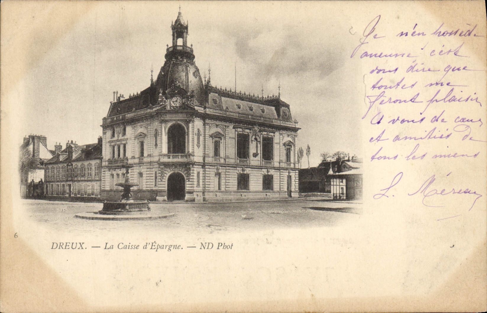 CPA Banque Dreux La Caisse d'Epargne 