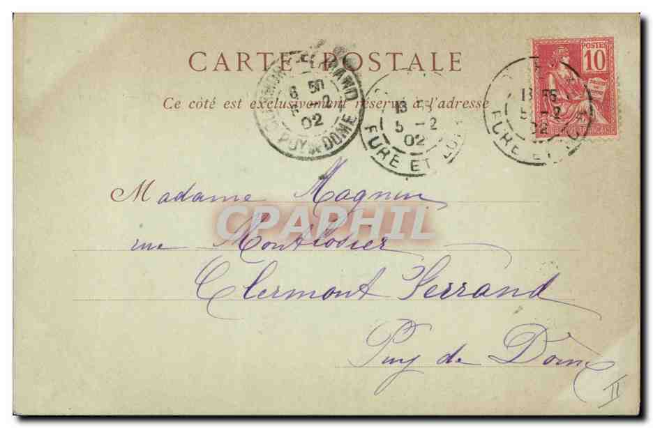 CPA Banque Dreux La Caisse d'Epargne  — Rückseite