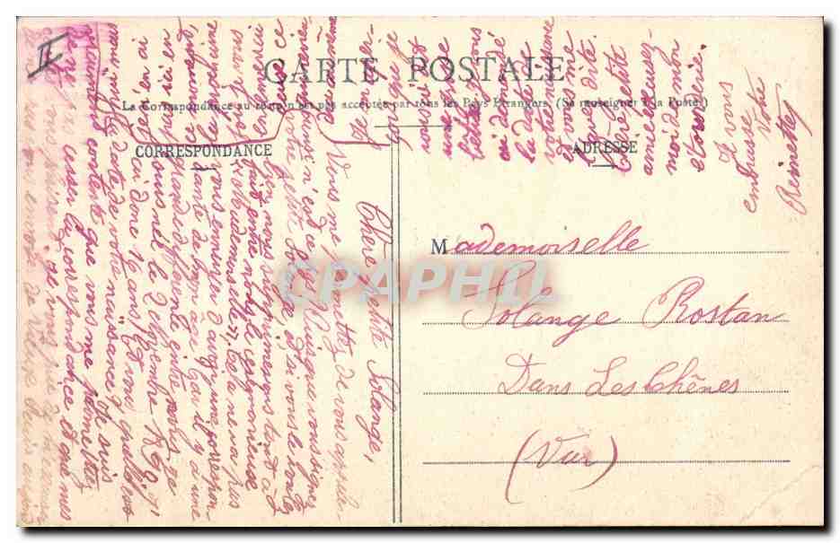 CPA Banque Dreux Hotel de la Caisse d'Epargne et Mairie — Rückseite