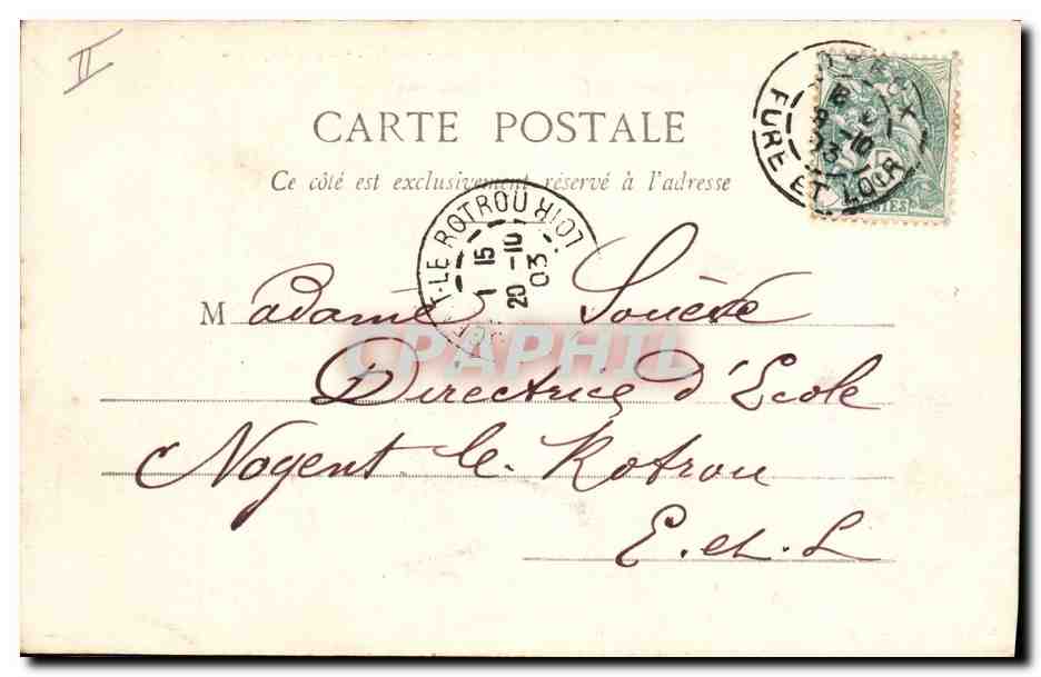 CPA Banque Caisse d'Epargne Dreux — Rückseite