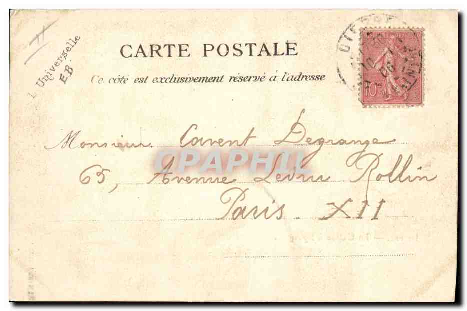 CPA Banque Caisse d'Epargne Dieppe — Rückseite