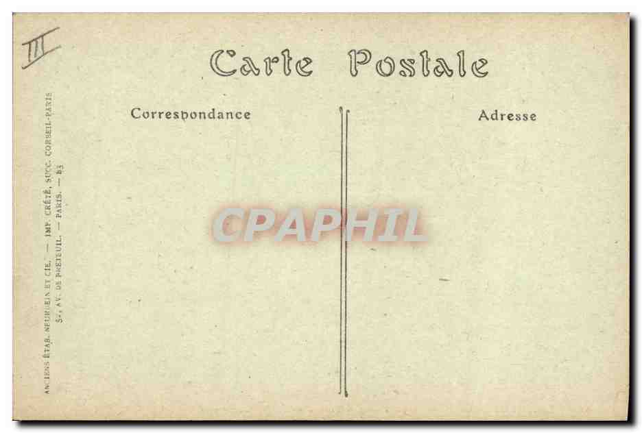 CPA Banque Etampes Maison de Diane de Poitiers Musee Caisse d'Epargne  — Rückseite