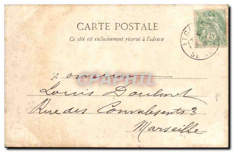 CPA Banque Caisse d'Epargne Fecamp — Rückseite