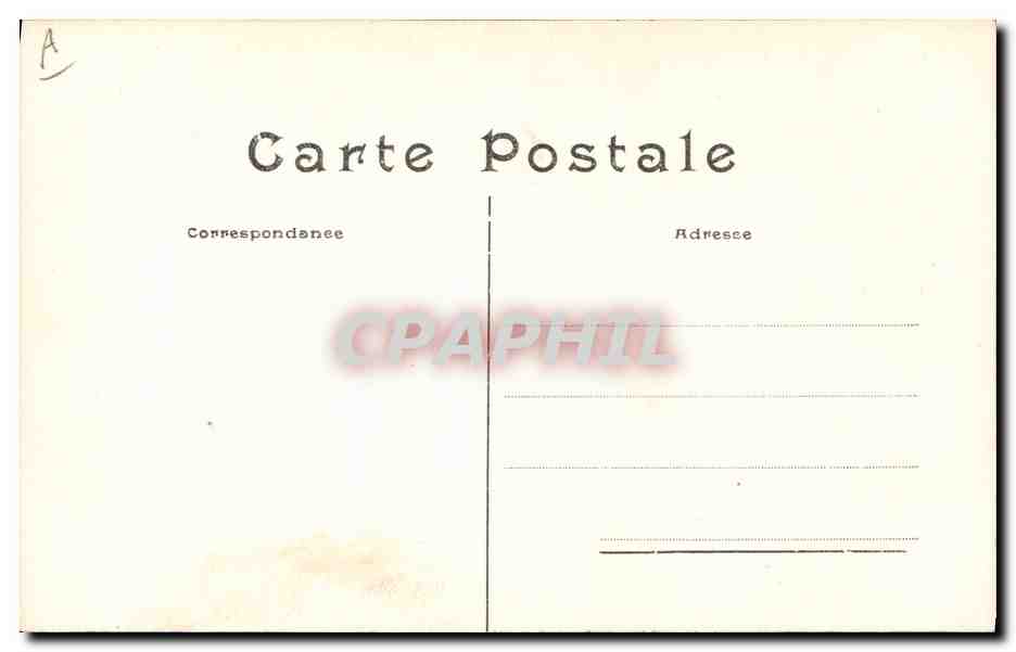 CPA Folklore Jeune fille Auvergnate Fileuse — Verso