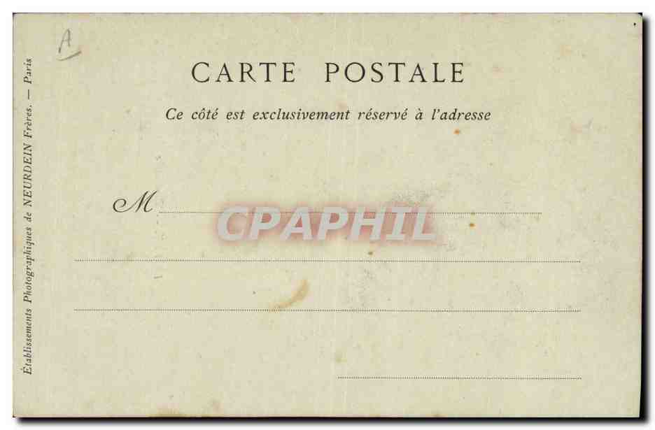 CPA Folklore Le Puy Dentelliere — Verso