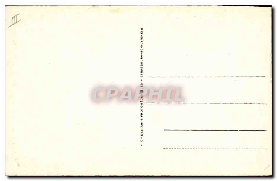 CPA Folklore Costume Auvergnat Brayande de Chatel-Guyon — Verso