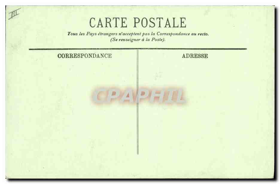 CPA Folklore Auvergne Costume et coiffe du pays  — Verso