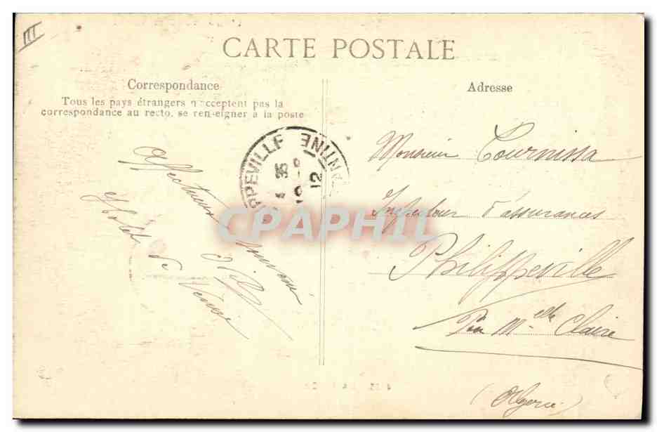 CPA Folklore Auvergne La noce Mariage Auvergne — Verso