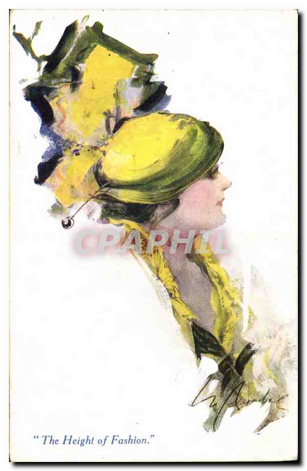CPA Fantaisie Illustrateur The height of fashion