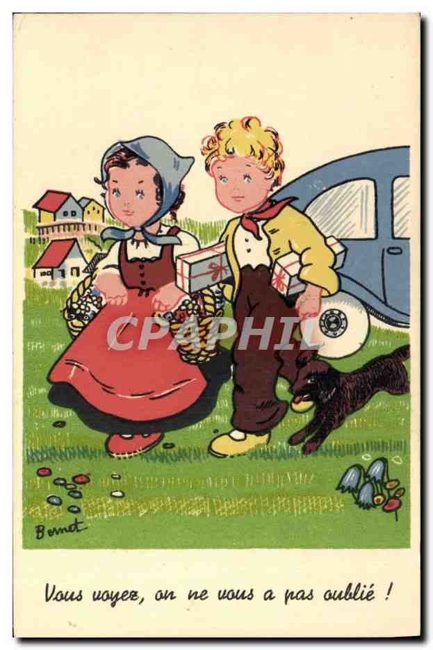 CPA Fantaisie Illustrateur Enfants