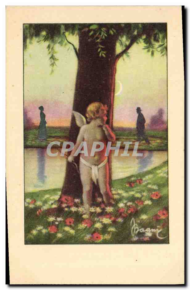 CPA Fantaisie Illustrateur Ange