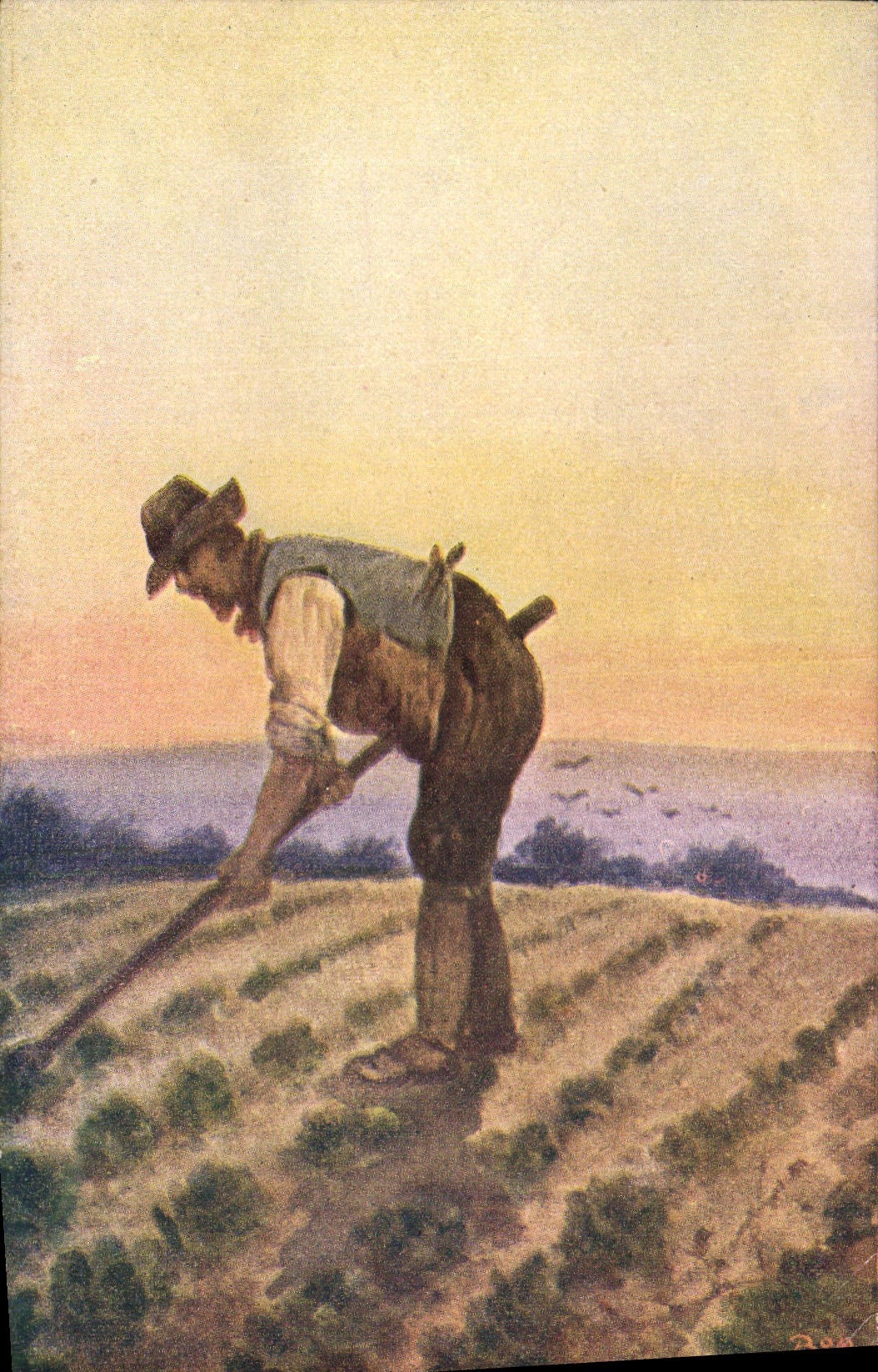 CPA Fantaisie Illustrateur Faneur