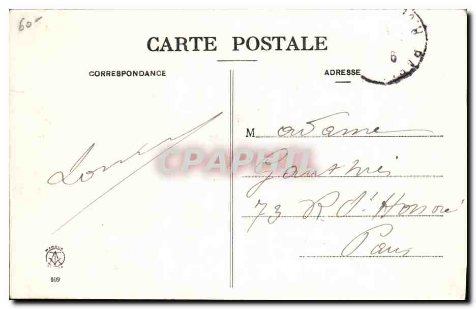 CPA Fantaisie Illustrateur eEmme Les entravees — Rückseite