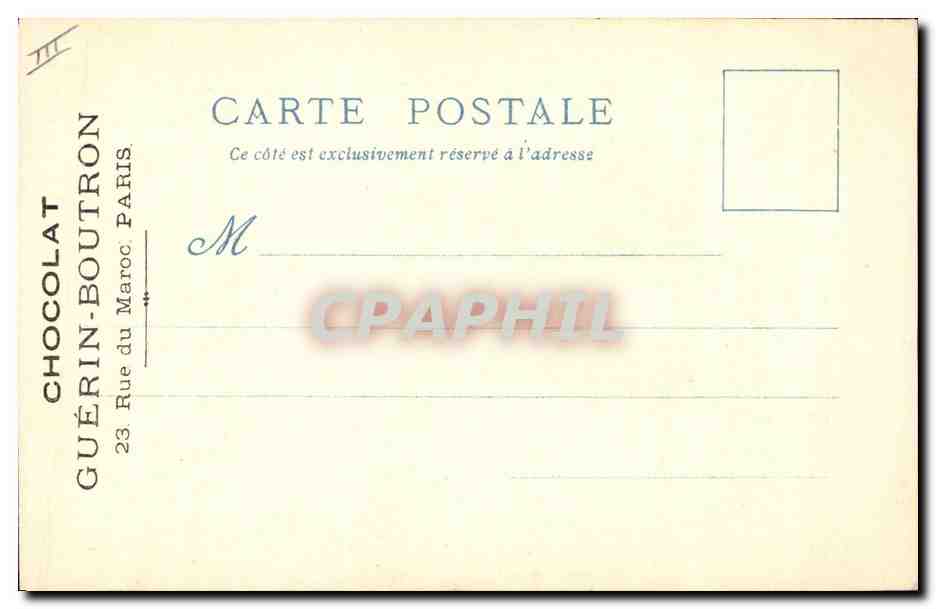 Cour du Pré aux Cleres — Le Vieux Paris — Chocolat Guérin-Boutron — Reverso