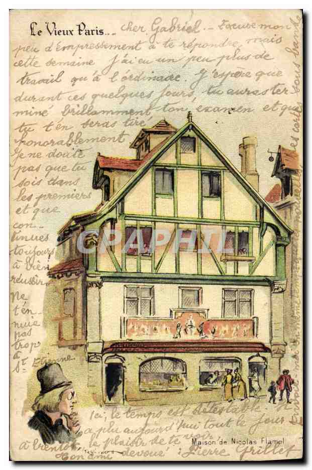 CPA Le Vieux Paris Maison de Nicolas Flamel