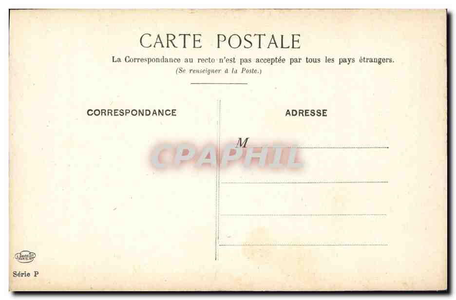 CPA Le Vieux Paris Le Roy des jongleurs et menetriers — Rückseite