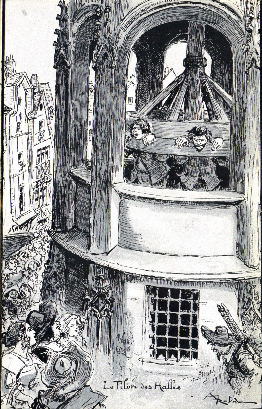 CPA Le Vieux Paris Le pilon des halles